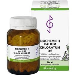 BIOCHEMIE 4 Kalium chloratum D 6 Tabletten